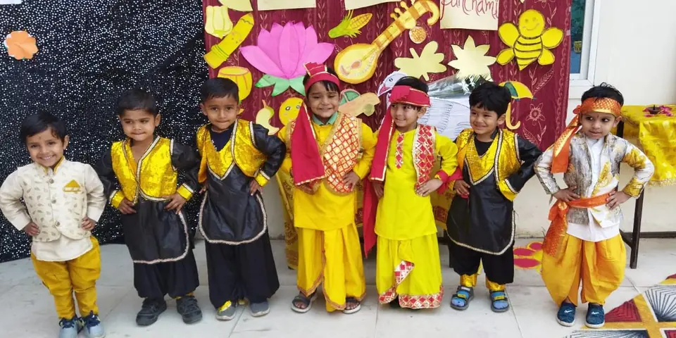Basant Panchami in folk costumes