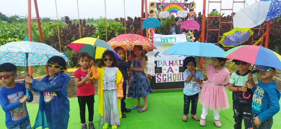 Rainy Day with umbrellas